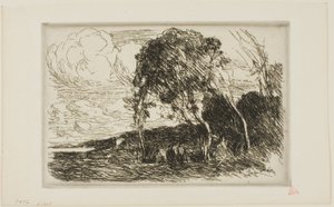 Suvenir fra festningsverkene til Douai av Jean Baptiste Camille Corot