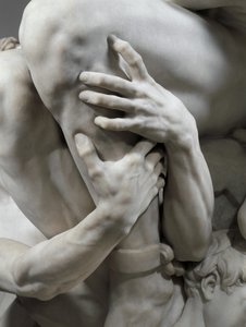 Detalj av Ugolino og hans sønner