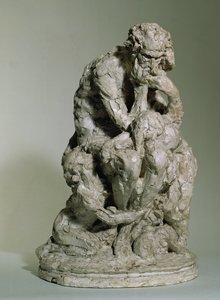 Ugolino og hans sønner (gips) (se også 197136 og 234151) av Jean Baptiste Carpeaux