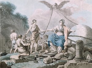 Allegori om frigjøring av slaver av Jean Baptiste Chapuy