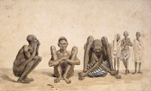 Slaver av Rio Janeiro, ca. 1825-6 av Jean Baptiste Debret
