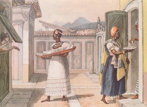 Omreisende selgere i Rio de Janeiro i 1827, fra 