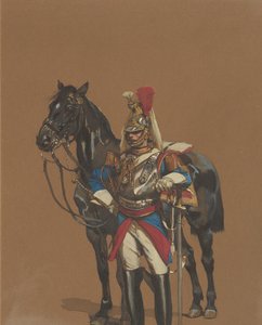 Cuirassier, 1872. av Jean Baptiste Edouard Detaille