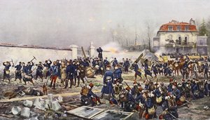 Forsvaret til Champigny av Jean Baptiste Edouard Detaille