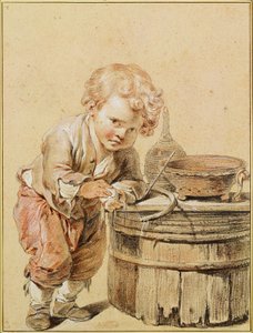 Junge mit einem zerbrochenen Ei von Jean-Baptiste Greuze