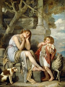 Cheri-lammet, av Jean Baptiste Greuze