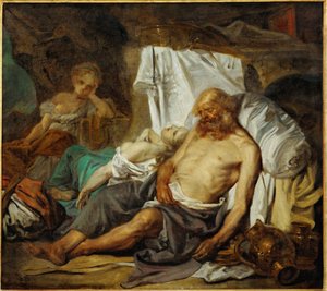 Lot og døtrene hans … av Jean-Baptiste Greuze