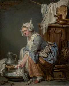 Vaskedamen av Jean Baptiste Greuze
