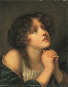 Ung jente som ber av Jean Baptiste Greuze