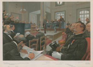 Rettssaken mot Dreyfus av Jean Baptiste Guth