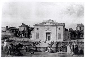 Det store amfiteateret i Jardin des Plantes i Paris, i 1794, fra 