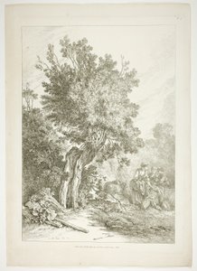 Plate fem av 38 fra Oeuvres de J. B. Huet av Jean Baptiste Huet