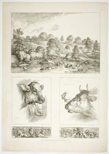 Plate fire av 38 fra Oeuvres de J. B. Huet av Jean Baptiste Huet
