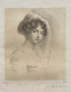 Mme. Horace Vernet av Jean Baptiste Isabey