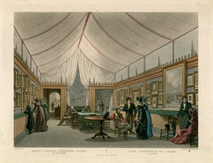 Monsieur J Isabeys utstillingsrom av Jean Baptiste Isabey