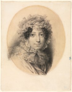 Portrett av en dame av Jean Baptiste Isabey