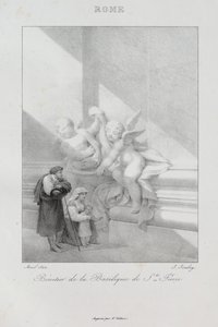 Reise til Italia i 1822 av Jean Baptiste Isabey
