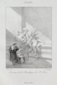 Reise til Italia i 1822 av Jean Baptiste Isabey