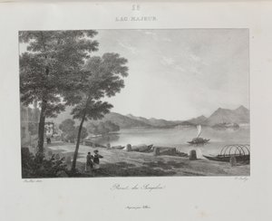 Reise til Italia i 1822 av Jean Baptiste Isabey