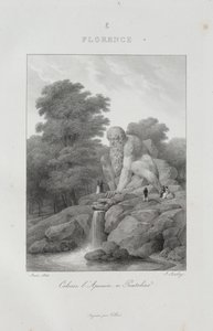 Reise til Italia i 1822 av Jean Baptiste Isabey