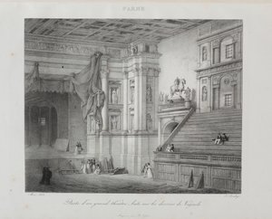Reise til Italia i 1822 av Jean Baptiste Isabey