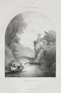 Reise til Italia i 1822 av Jean Baptiste Isabey