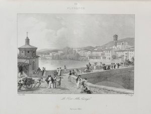 Reise til Italia i 1822 av Jean Baptiste Isabey