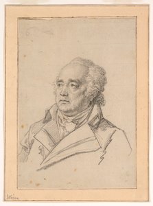 Portrett av en mann, Giuseppe Valadier av Jean Baptiste Joseph Wicar