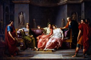Virgil leser sjette kanto av Aeneid