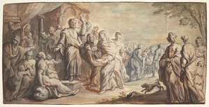 En religiøs presentasjon av Jean Baptiste Jouvenet