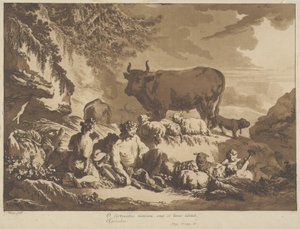 O Hvor ekstremt lykkelige kunne bønder være, 1768 av Jean Baptiste Le Prince