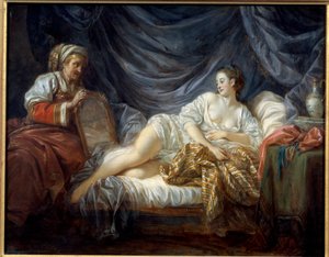 La Sultane-maleri av Jean Baptiste Leprince (1734-1781) 1772 Metz, Museum of Fine Arts
