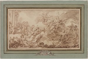Boreas bortfører Oreithia av Jean Baptiste Marie Pierre