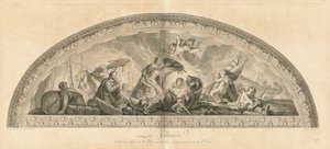 Holland, Sentrum for Salon of Peace overfor dronningens leiligheter [pl. 48] av Jean Baptiste Masse