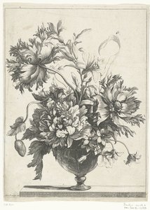 Glassvase med blomster Vaser med blomster (serietittel)