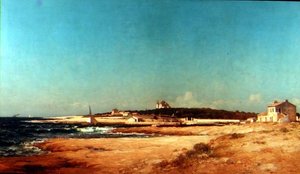 Kystscene av Jean Baptiste Olive