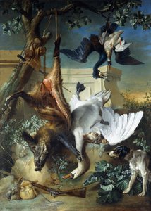 "The Return of the Hunt": A Hunting Dog Guarding Dead Game,