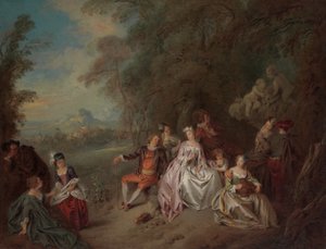 Countrykonsert, ca. 1734.