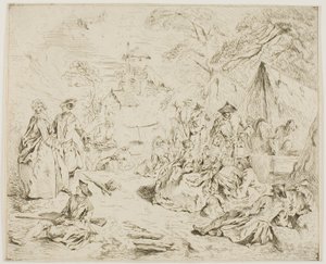 Tropper hviler av Jean Baptiste Pater