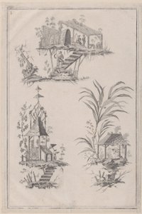 Chinoiserie Ornaments, ca. 1760-85.