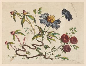 Blomstergrener, fra "Samling av forskjellige fantasiblomster i kinesisk smak"