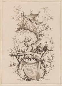 Tittelside, "Kinesisk spilloppfølger" av Jean Baptiste Pillement