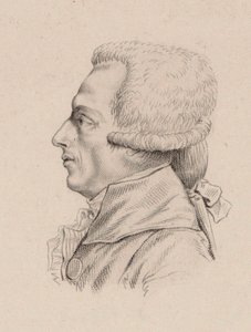 Portrett av fiolinisten og komponisten Niccolò Mestrino 1748-1789. av Jean Baptiste Ponce Lambert