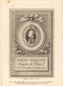 Louis-Auguste, Dauphin fra Frankrike av Jean Baptiste Raphael Urbain Massard