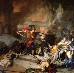 Priams død, 1785