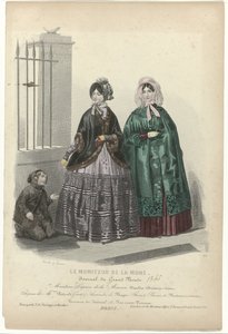 Le Moniteur de la Mode, 1845, nr. 95: Coat & Caprice of the (...) av Jean Baptiste Reville