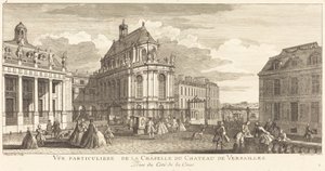 Privat utsikt over kapellet i Chateau de Versailles