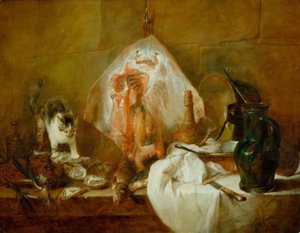 Strålen, også kjent som Kjøkkeninteriør av Jean Baptiste Simeon Chardin