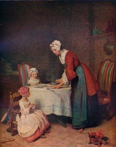 Le Benedicite Grace before Meat, c1740. 1911 av Jean Baptiste Simeon Chardin