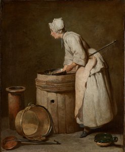 The Scullery Maid, 1738 av Jean Baptiste Simeon Chardin